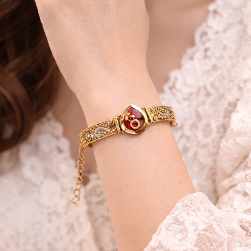 Heritage Charm Stone Bracelet