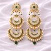 Noor-E-Green Pearl Earrings