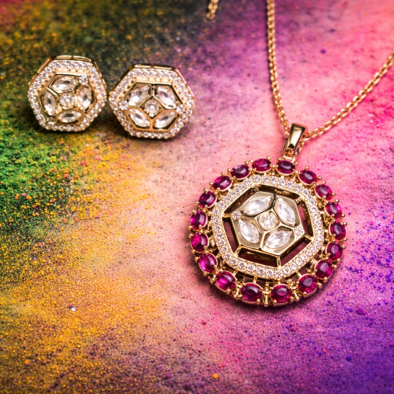 Rangotsav Kundan Set