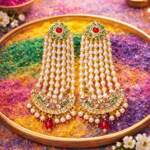 Pearl Cascade Heritage Earrings