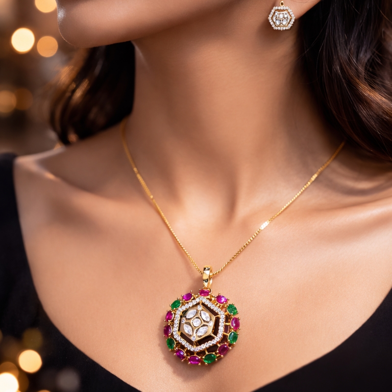 Rangotsav Kundan Set - Image 2