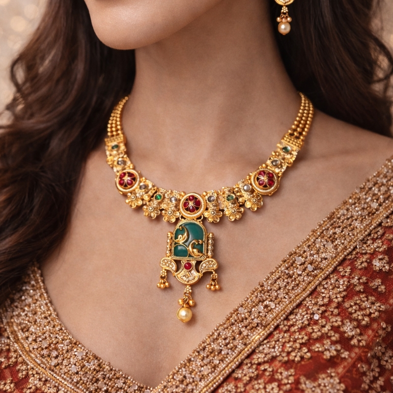 Aarohi Grace Necklace Set - Image 2