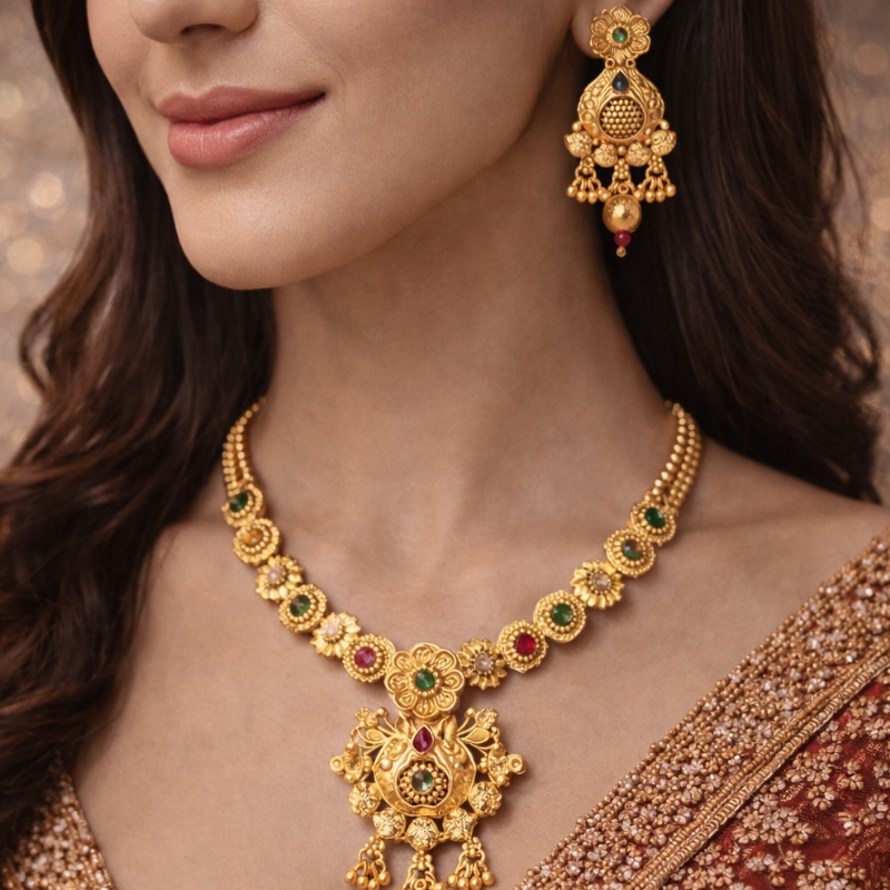 Zarika Heirloom Necklace Set - Image 3