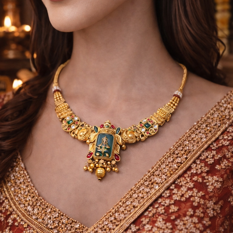 Ishara Statement Necklace - Image 2