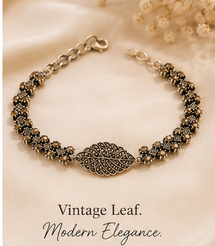 Vintage Leaf Bracelet