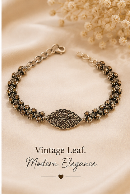 Vintage Leaf Bracelet